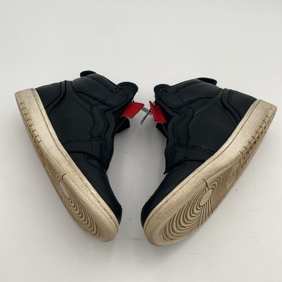 Nike Jordan 1 Retro High Zip Black Gym Red Phantom women 6 leather casual Y2K - Picture 8 of 14